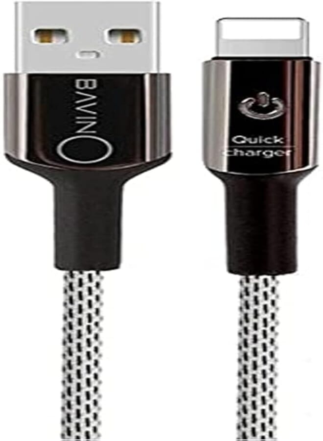 BAVIN CB-157 Nylon Braided Quick Charging Cable for USB Lightning/iOS (2.4A)